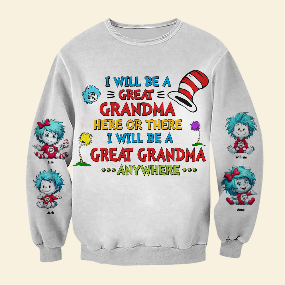 Personalized Dr. Seuss-Inspired Grandma Hoodie