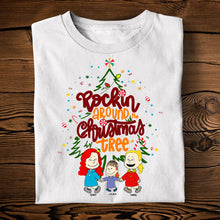 Load image into Gallery viewer, Personalized Family Christmas Sweatshirt - Rockin&#39; Around the Tree
