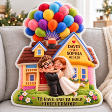 Load image into Gallery viewer, To Have and to Hold Forevermore - Romantic Couple Pillow | Personalized Gift for Couples Pillow PopCulturePrints
