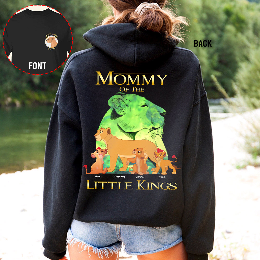 "Best Mom Ever" - Personalized Lion Mom and Kid Shirt - Gift for Mom, Grandma, and Any Special Occasion Shirts PopCulturePrints