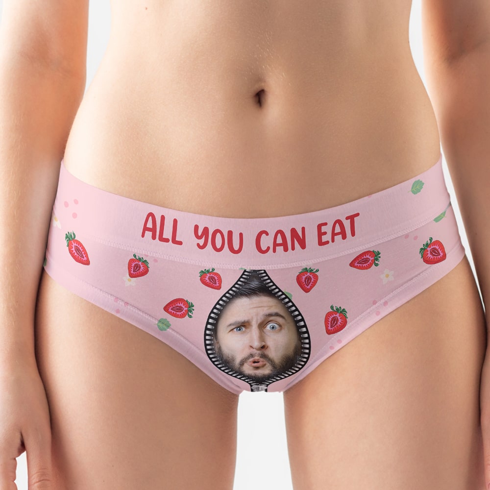 Custom All You Can Eat Couple's Women's Briefs Boxer Briefs PopCulturePrints