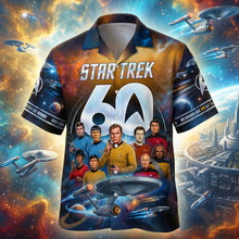 Load image into Gallery viewer, “Celebrate 60 Years of Adventure!” - Personalized Hawaiian Shirt - Gift for Movie Lovers
