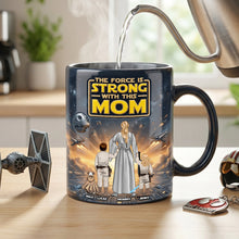 Load image into Gallery viewer, The Force is Strong with This Mom - Personalized Magic Mug Gifts for Moms Coffee Mug PopCulturePrints
