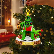 Load image into Gallery viewer, Personalized Christmas Ornament - &#39;I Just Love Creeping On Your Butt All The Time&#39; - Custom Gift for Couples Ornament PopCulturePrints
