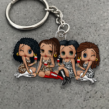 Load image into Gallery viewer, Besties Keychain - Personalized Gift for Friends Keychains PopCulturePrints
