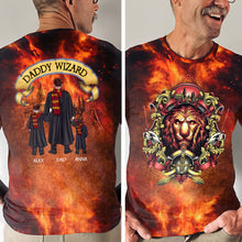 Load image into Gallery viewer, Personalized Daddy Wizard T-Shirt - Perfect Gift for Harry Potter Fans
