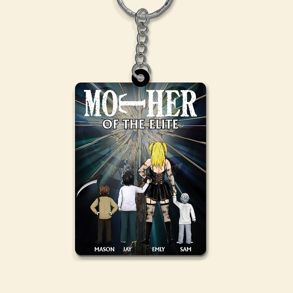 Elite Father's Day Personalized Keychain Keychains PopCulturePrints