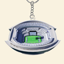 Load image into Gallery viewer, 3D American Football Stadium Keychain - Gifts for Football Fans
