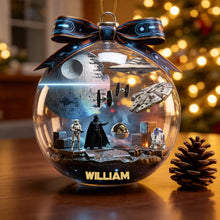 Load image into Gallery viewer, "Reach for the Stars: Personalized Space Scene Ornament - Custom Gift for Space Lovers"
