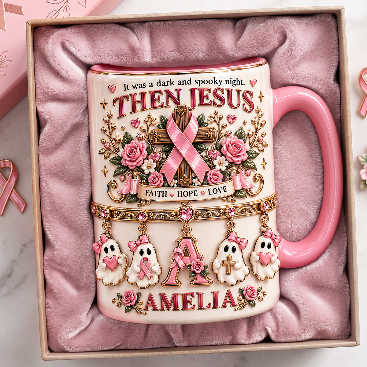 "Faith, Hope, Love - Personalized Gifts for Every Occasion" - Coffee Mug