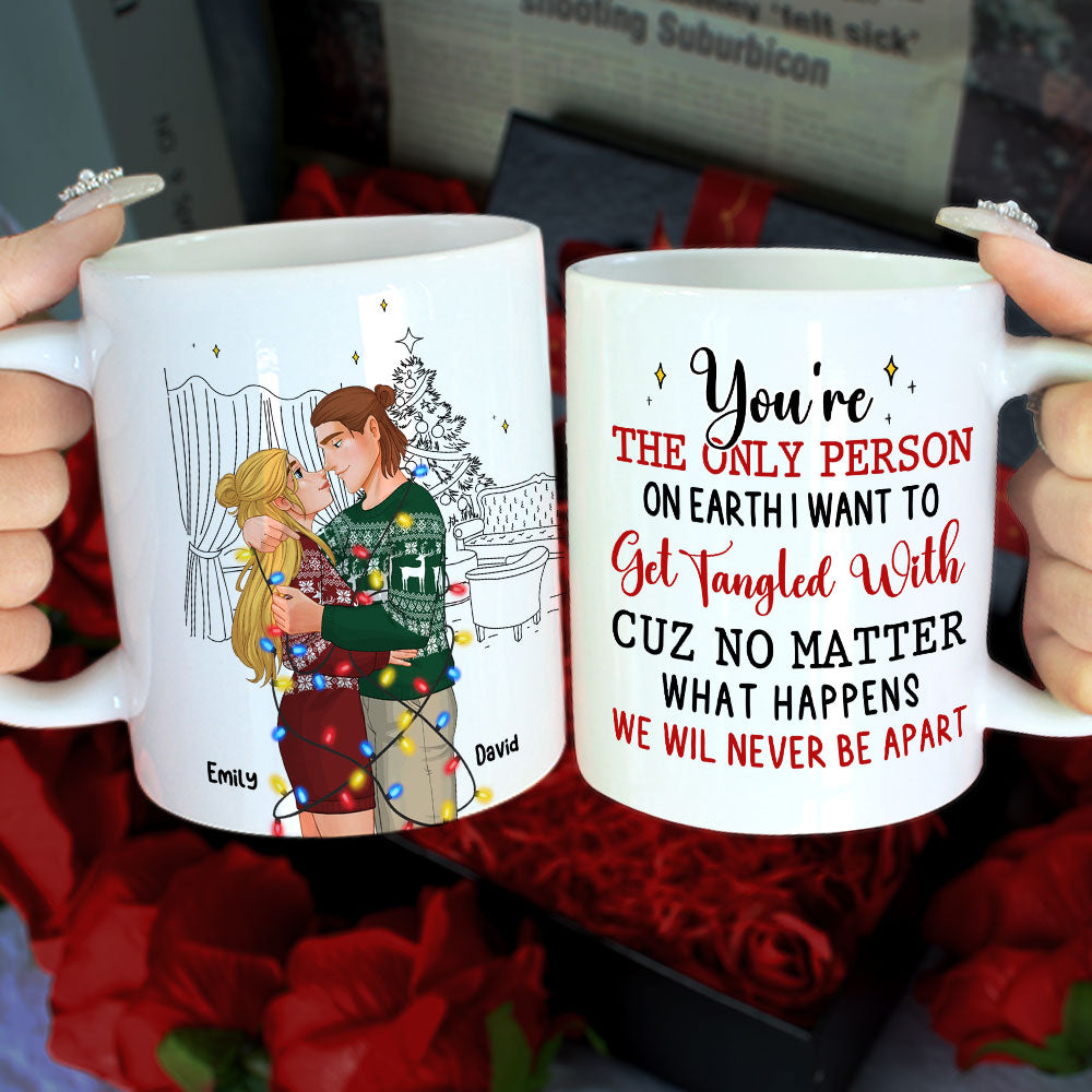 Tangled in Love Personalized Couples Mug - Perfect Valentine's Day Gifts for Lovers Coffee Mug PopCulturePrints