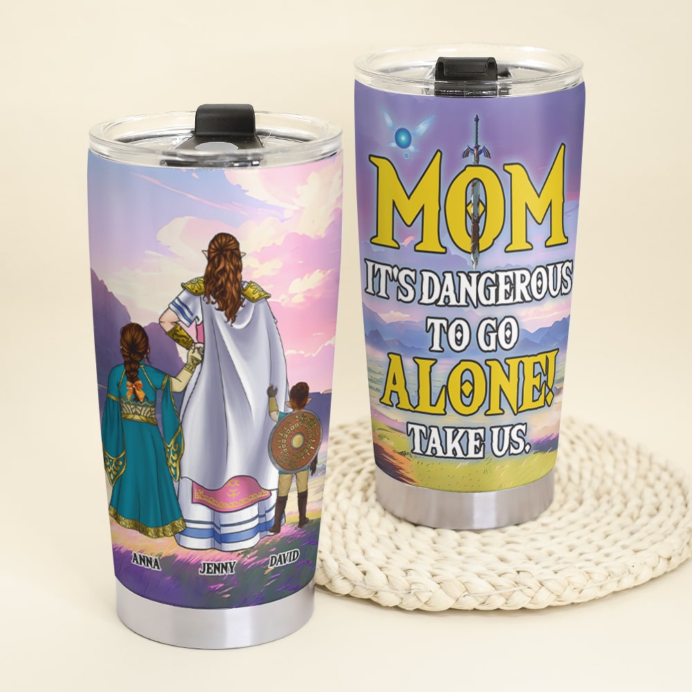 Personalized Adventure Mom Tumbler - Unique Mother's Day Gift Tumbler Cup PopCulturePrints