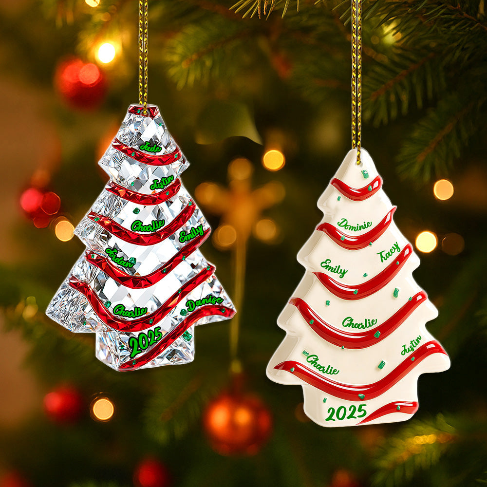 "Create Cherished Memories with Our Family Ornament - Personalized Gifts for a Festive Christmas" Ornament PopCulturePrints