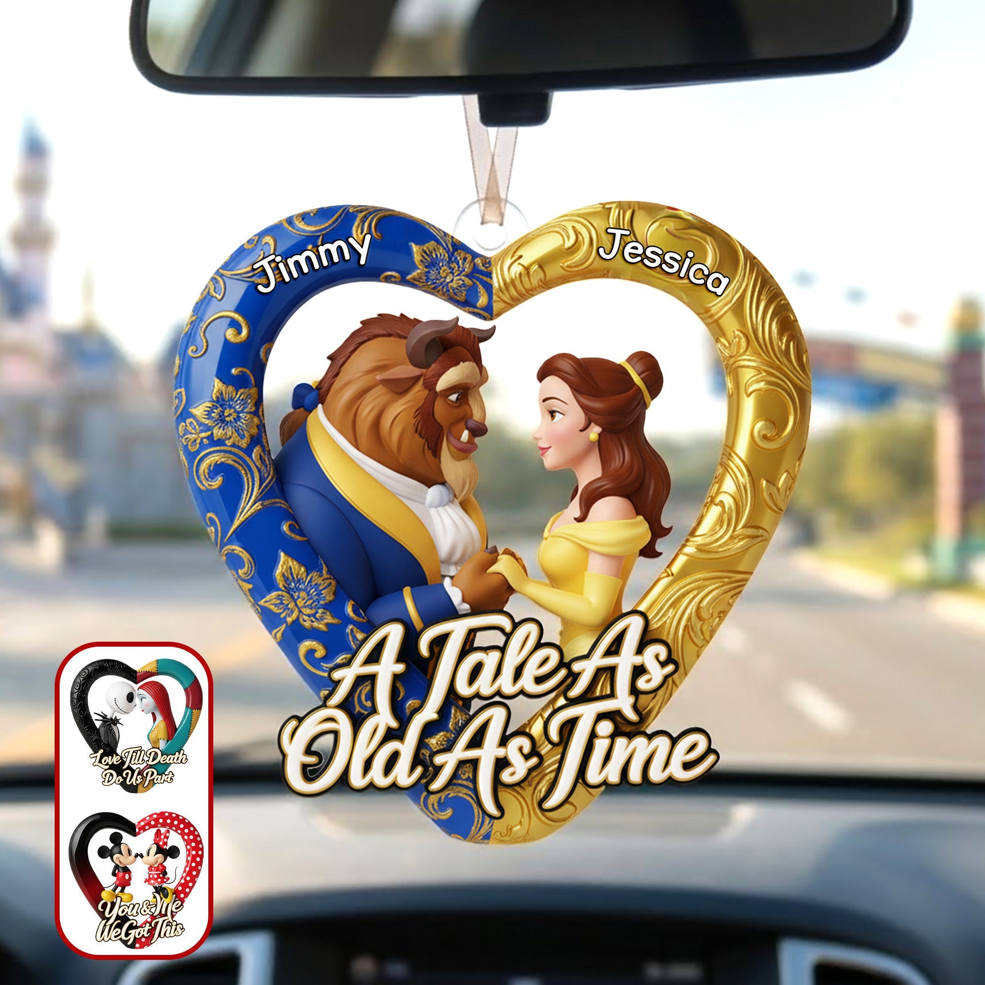 You & Me, We Got This - Personalized Lovely Couple Car Ornament Ornament PopCulturePrints