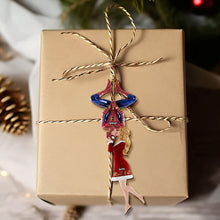 Load image into Gallery viewer, Love in the Air: Personalized Spider-Man Couple Ornament - Unique Gift for Couples Ornament PopCulturePrints
