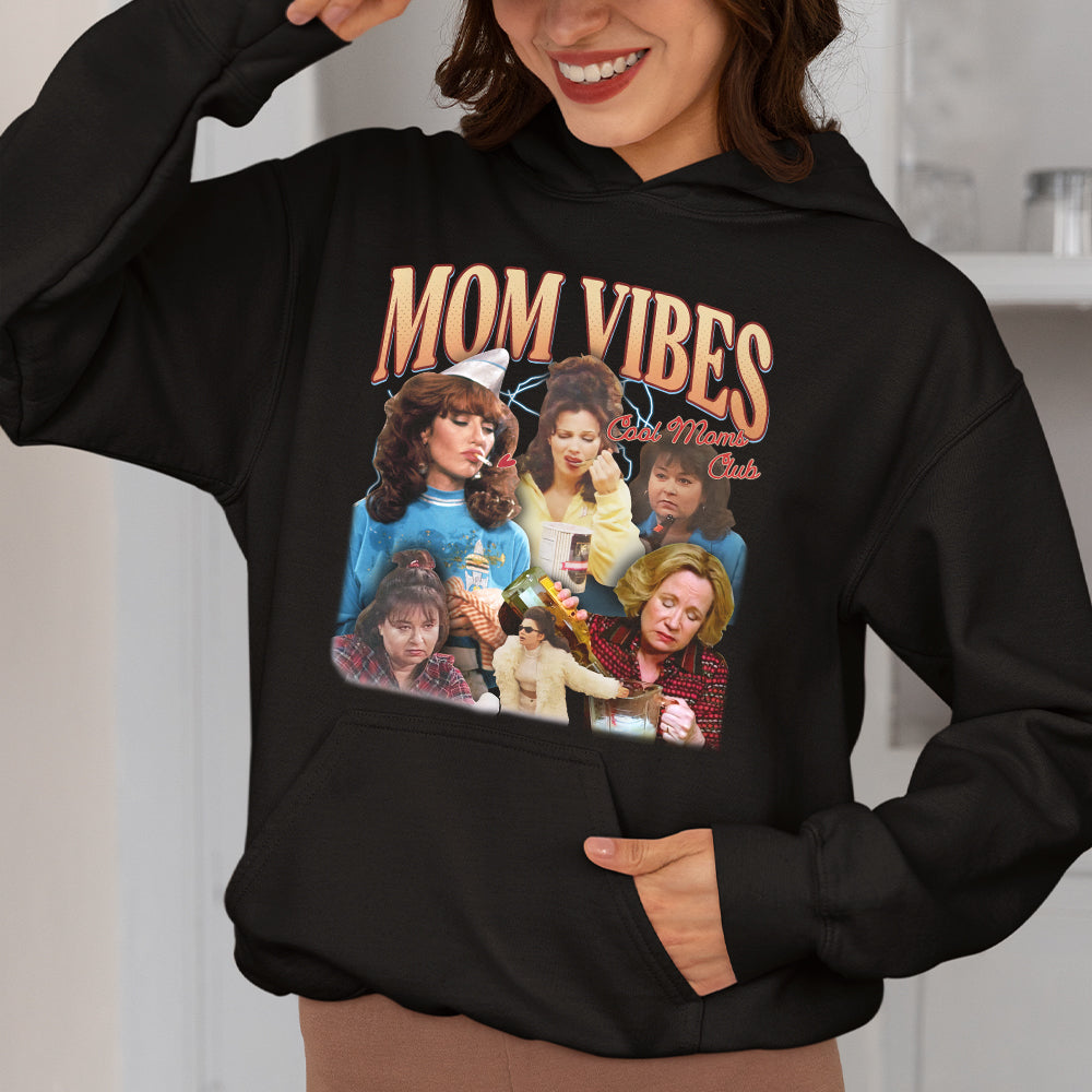 Mom Vibes - Funny Shirt - Personalized Gift for Moms and Grandmas Shirts PopCulturePrints