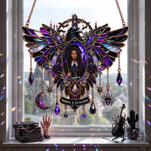 Load image into Gallery viewer, Gothic Window Suncatcher Ornament Custom Photo Gifts for Fantasy Lovers 02HALU160726 Ornament PopCulturePrints
