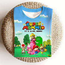 Load image into Gallery viewer, “It&#39;s A-Me, Mommy!” - Personalized 3D Shirt for Moms &amp; Grandmas AOP Products PopCulturePrints
