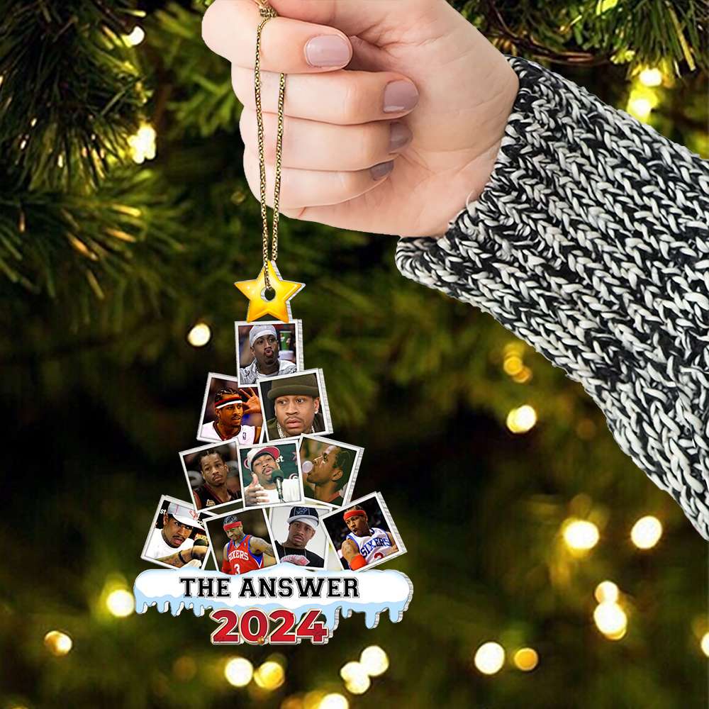 Personalized Basketball Star Christmas Ornament 2024 Ornament PopCulturePrints