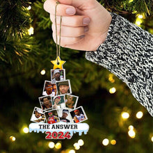 Load image into Gallery viewer, Personalized Basketball Star Christmas Ornament 2024 Ornament PopCulturePrints
