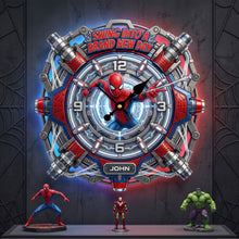 Load image into Gallery viewer, Swing Into A Brand New Day - Unique Personalized Acrylic Wall Clock

