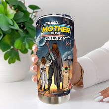 Load image into Gallery viewer, The Best Mother in the Galaxy - Personalized Tumbler for Mom Tumbler Cup PopCulturePrints
