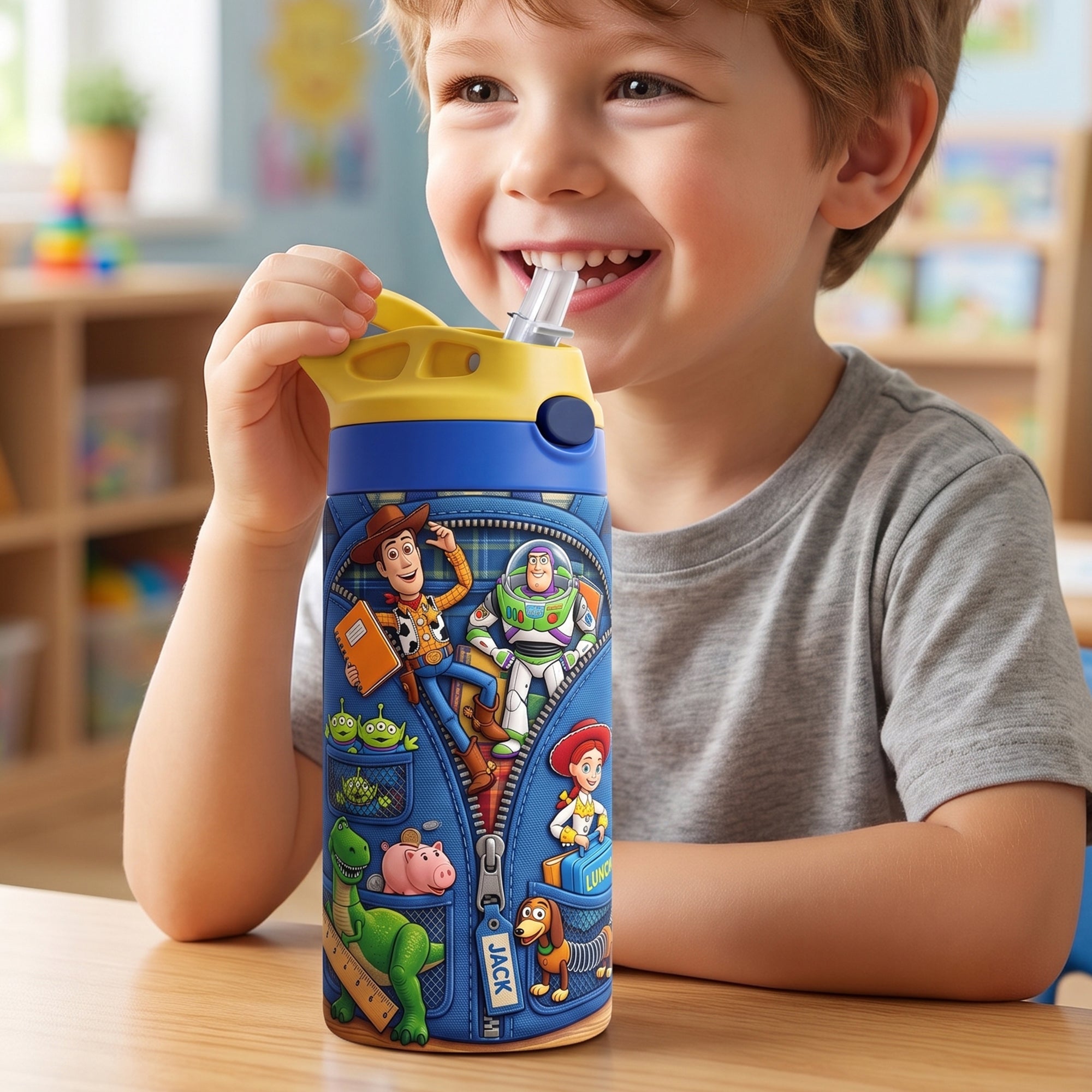 Adventure Friends Colorful Kid Tumbler - Personalized Gifts For Kids
