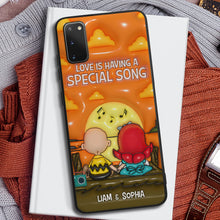 Load image into Gallery viewer, Personalized Cartoon Couple Sunset Phone Case - Custom Names
