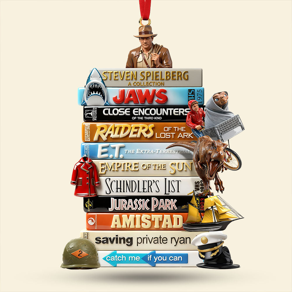 Personalized Masterpiece Stack Acrylic Ornament - A Perfect Gift for Cinema Geeks! Ornament PopCulturePrints
