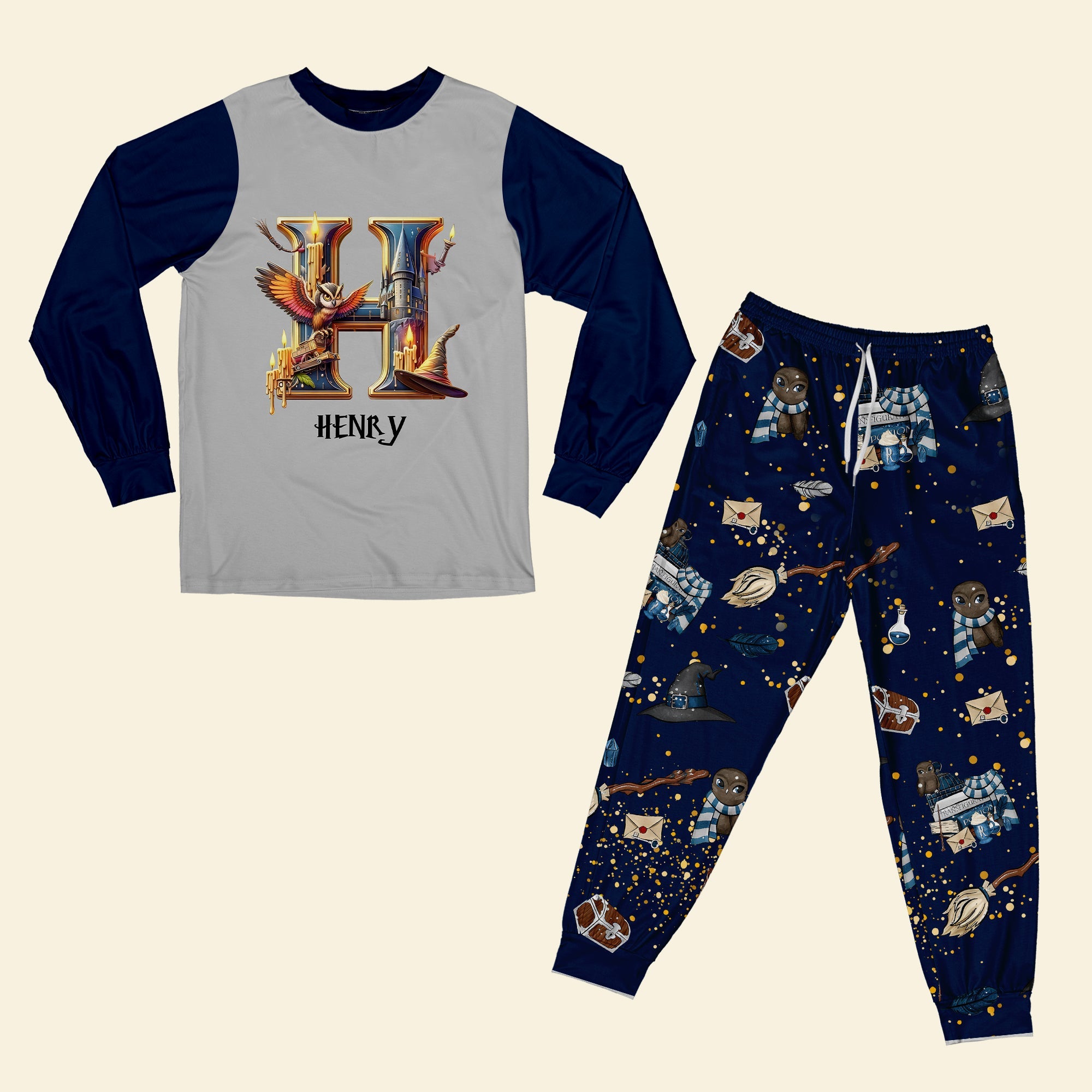 Personalized Movie Lover Alphabet Pajama Set