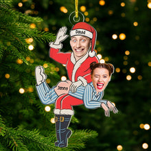 Load image into Gallery viewer, Customized Christmas Couple Ornament | Personalized Holiday Gift | Valentine&#39;s Day Gifts Ornament PopCulturePrints
