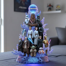 Load image into Gallery viewer, Illuminate the Force: Epic Heroes Acrylic Light Box - Personalized Gifts for Star Wars Fans Light Box PopCulturePrints
