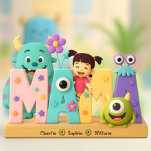 Load image into Gallery viewer, Bring Joy to Your Mom with Our Customizable Acrylic Plaque - Personalized Gift for Mom and Grandma Shaped Plaques PopCulturePrints
