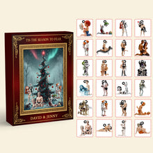 Load image into Gallery viewer, &quot;Spooky Love for the Holidays&quot; - Personalized Christmas Advent Calendar Blind Box - Unique Gift for Couples, Friends, and Family Advent Calendar PopCulturePrints
