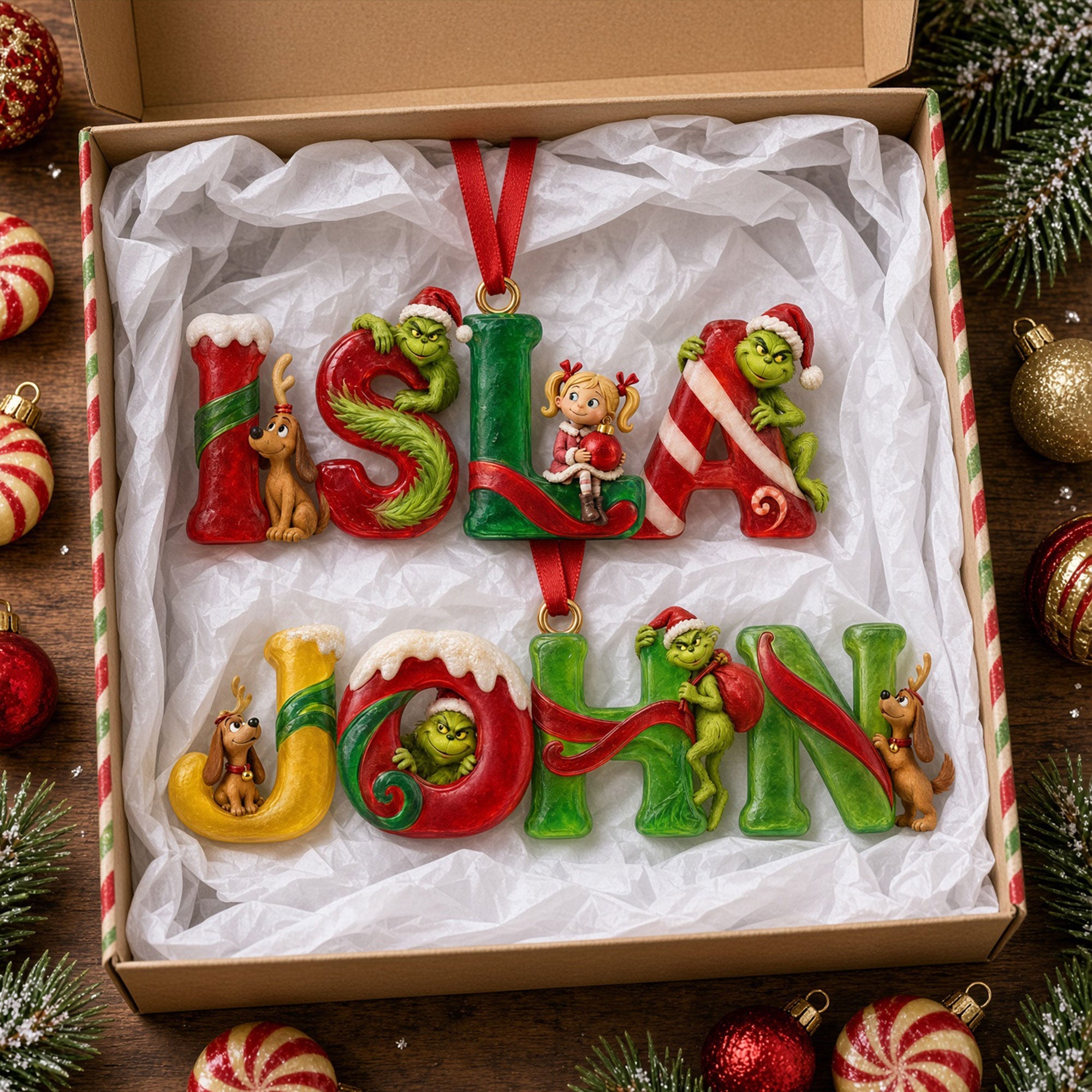 “Make Every Christmas a Stellar Experience!” - Galactic Adventure Christmas Tree Topper - Personalized Gifts for Family, Friends, and Fans Ornament PopCulturePrints