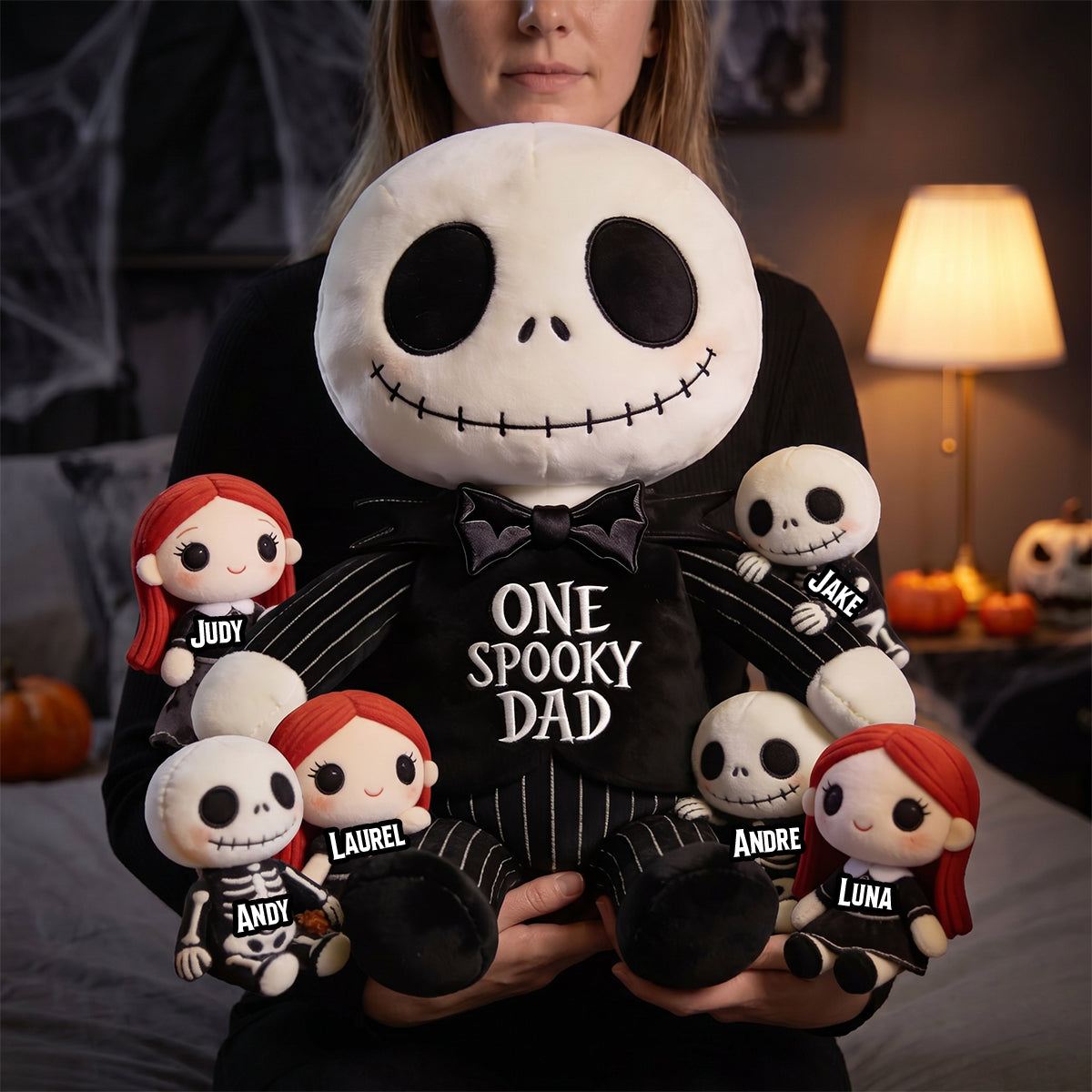 "One Spooky Dad" - Custom Shape Pillow - Personalized Gift for Dads and Grandpas Pillow PopCulturePrints