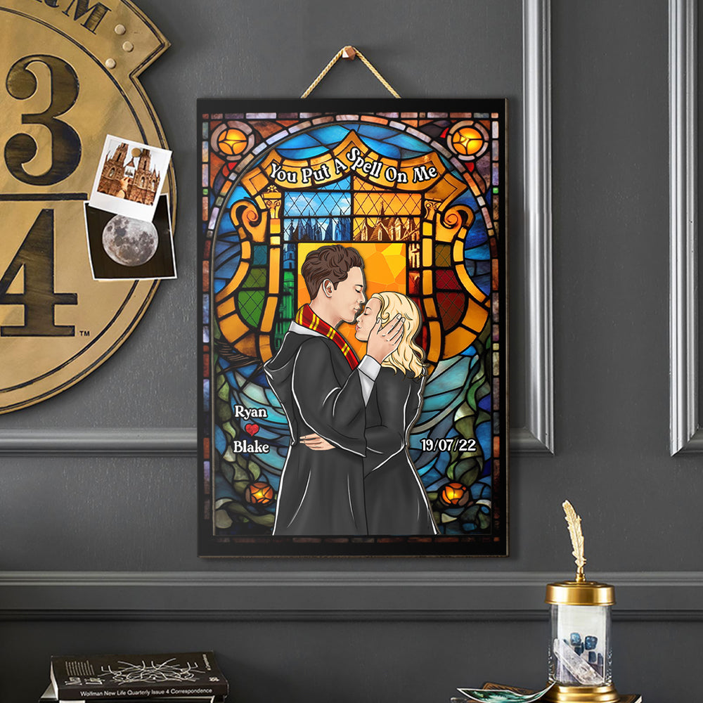 Personalized Harry Potter-Inspired Romantic Poster