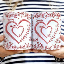 Load image into Gallery viewer, &quot;Love Knows No Bounds&quot; - Personalized Edge-to-Edge Mug, Perfect Gift for Moms and Grandmas Mug PopCulturePrints
