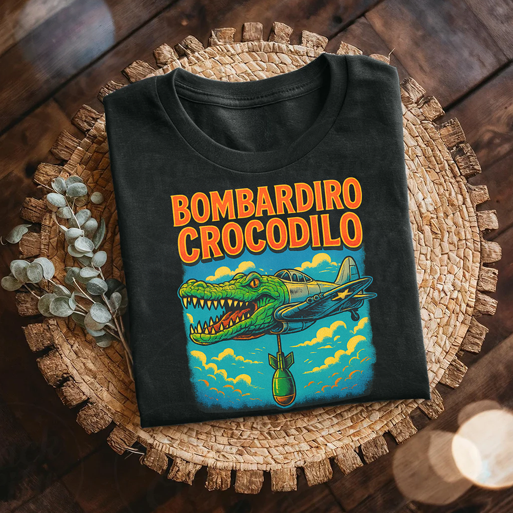 Unleash the Fun with Bombardiro Crocodilo – Personalized Kids Hoodie Shirts PopCulturePrints
