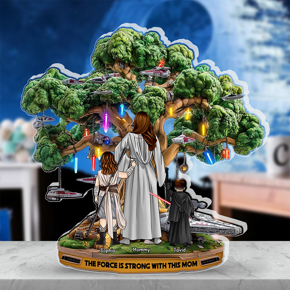 “Autism Doesn’t Come with a Manual, It Comes with a Mom Who Never Gives Up” - Personalized Gift for Autism Moms, Custom Shirt for Moms & Kids Shaped Plaques PopCulturePrints