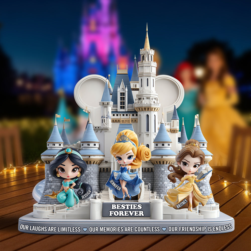 Our Laughs Are Limitless - Besties Forever Acrylic Plaque - Personalized Gift for Best Friends Shaped Plaques PopCulturePrints