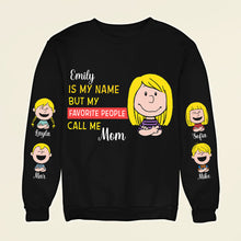 Load image into Gallery viewer, My Favorite People Call Me Mom - Personalized Shirt for Special Moms AOP Products PopCulturePrints
