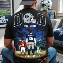 Load image into Gallery viewer, “For the Sport Lover Dad: A Family Tribute” - Personalized Sport Lover Dad Shirt - Gift for Dad, Grandpa, and More Shirts PopCulturePrints
