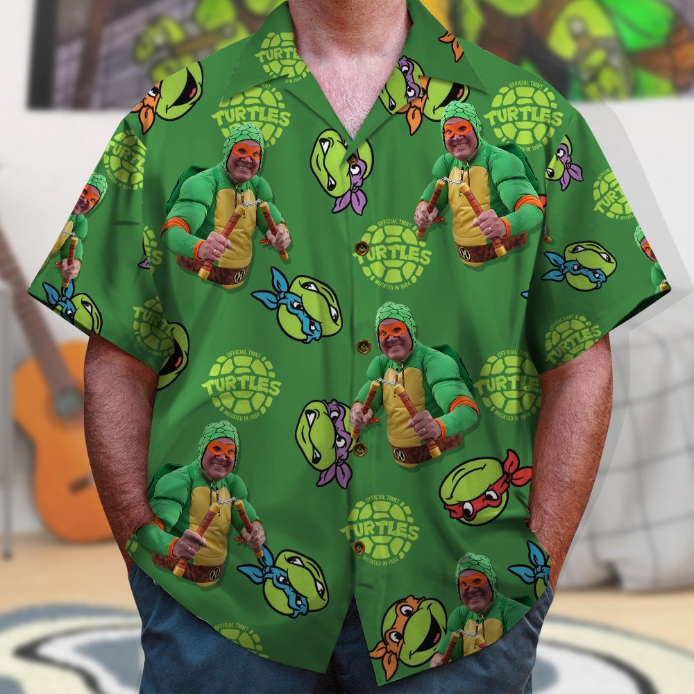 Teenage Mutant Ninja Turtles Custom Photo Hawaiian Shirt Hawaiian Shirts PopCulturePrints