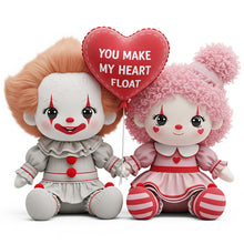 Load image into Gallery viewer, "You Make My Heart Float" - Custom Shape Pillow - Personalized Gift for Couples, Friends, and Loved Ones Pillow PopCulturePrints
