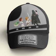 Load image into Gallery viewer, Personalized Star-Themed Dad Cap - Galactic Heroes Edition
