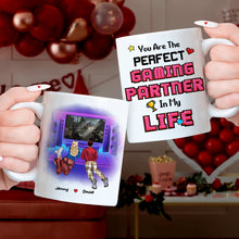Load image into Gallery viewer, Perfect Gaming Partner Personalized Mug for Couples Coffee Mug PopCulturePrints
