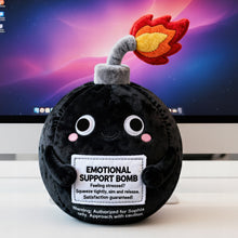 Load image into Gallery viewer, “Squeeze Your Stress Away!” – Emotional Support Bomb Custom Shape Pillow – Personalized Gifts for Coworkers &amp; Friends Pillow PopCulturePrints
