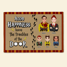 Load image into Gallery viewer, Custom Wizard Family Doormat - Personalized Gifts for Magical Families
