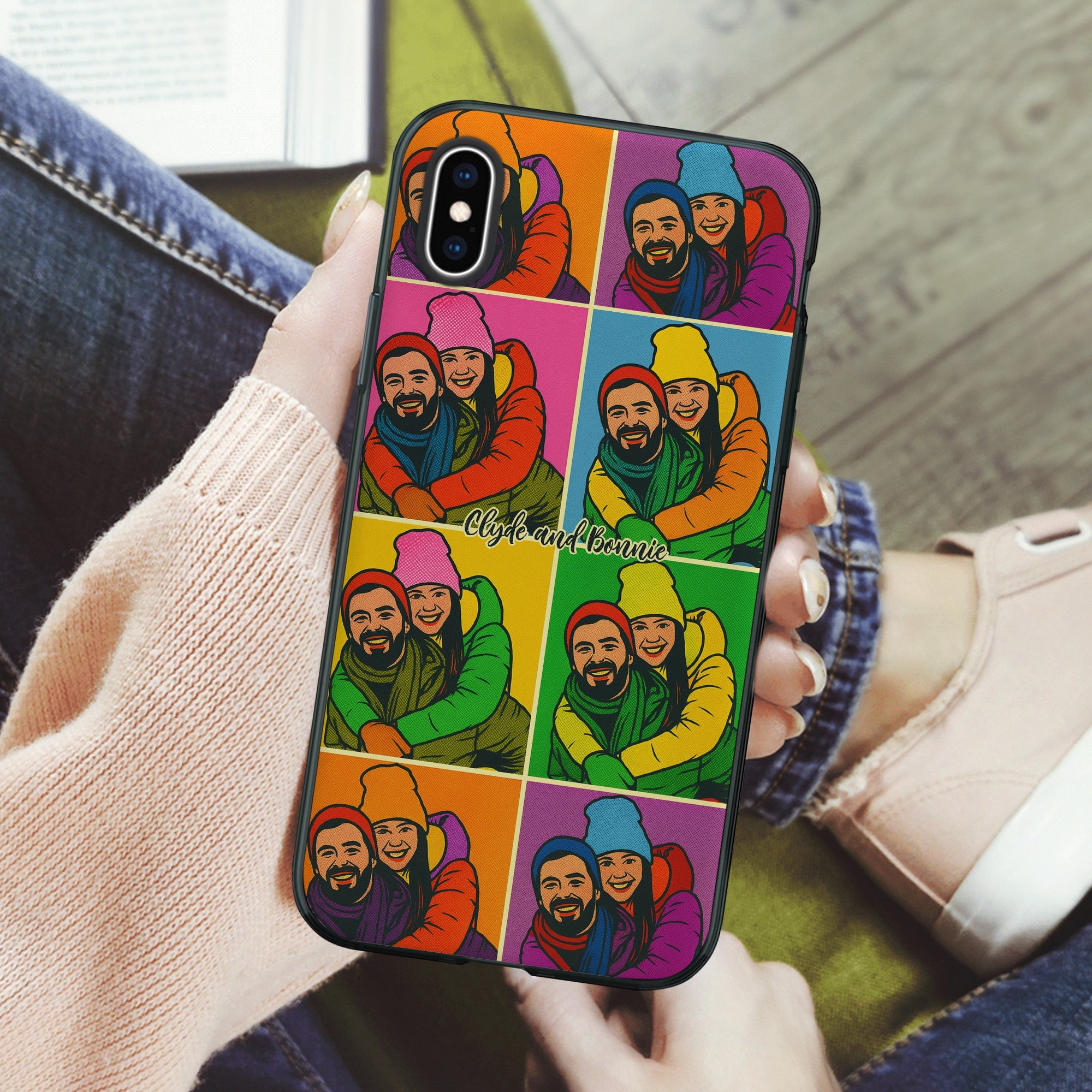 Love in Every Color - Personalized Couple Art Phone Case Phone Case PopCulturePrints